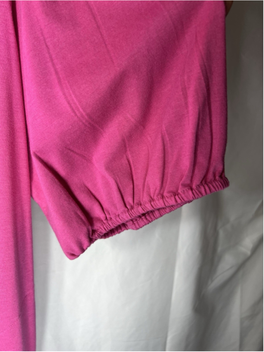 Womens J Jill Dress Hot Pink Short Sleeve Pockets Sz XL Soft Modal Blend Casual - Picture 8 of 11